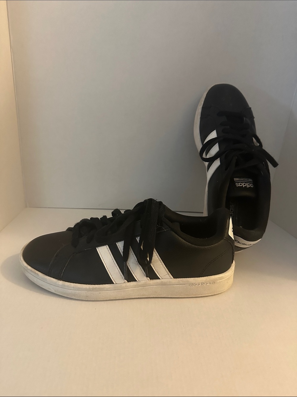 adidas Black & White Low-Top Sneakers
